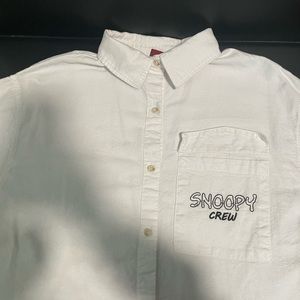 Zara snoopy button up
